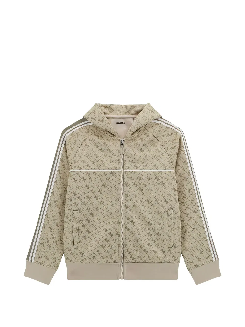 Свитшот жаккардовый GUESS Kids, бежевый