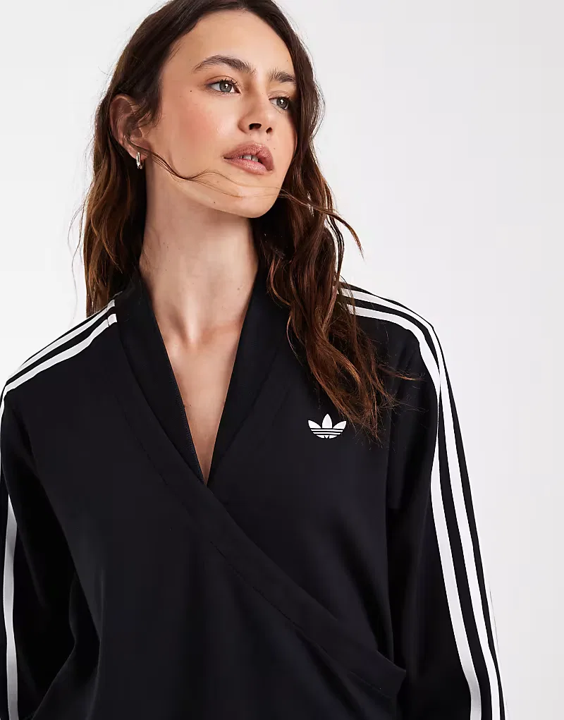 Топ-халат Adidas Originals x Jennie Superstar, черный