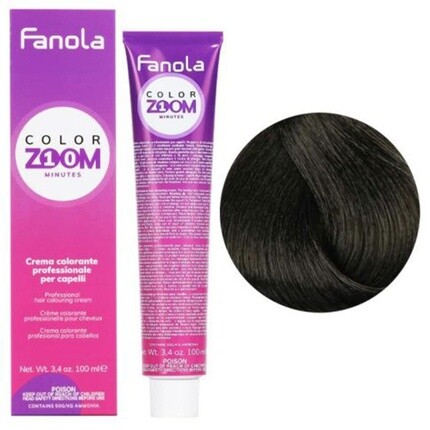 

Colorzoom Краска для волос 10 минут 100 мл 4,71 Холодный коричневый, Fanola