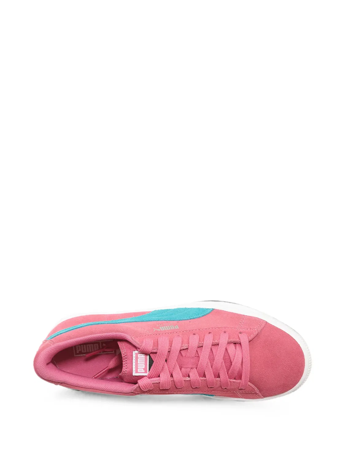 Кроссовки на шнуровке Puma Kids, розовый — фото 2