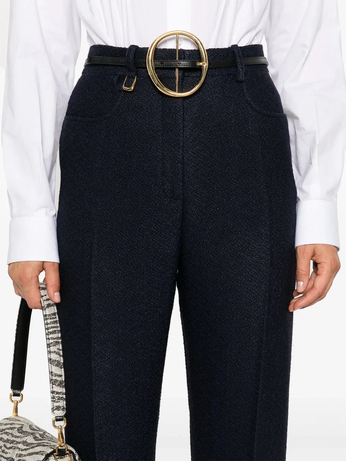 Брюки Le Pantalon Sauge Jacquemus, темно-синий — фото 3