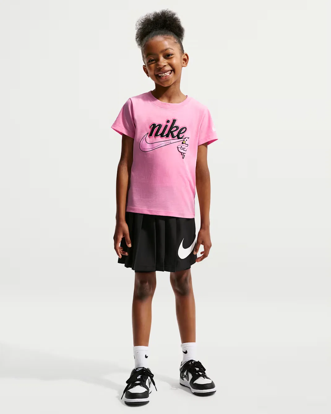 Детская футболка Connected Nike, Pink Rise — фото 4