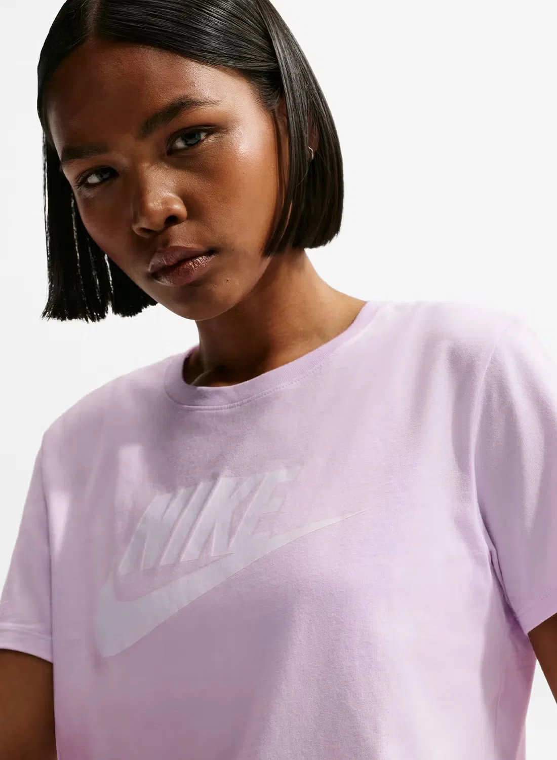 Футболка с принтом Nike NSW Club Icon, лиловый — фото 4