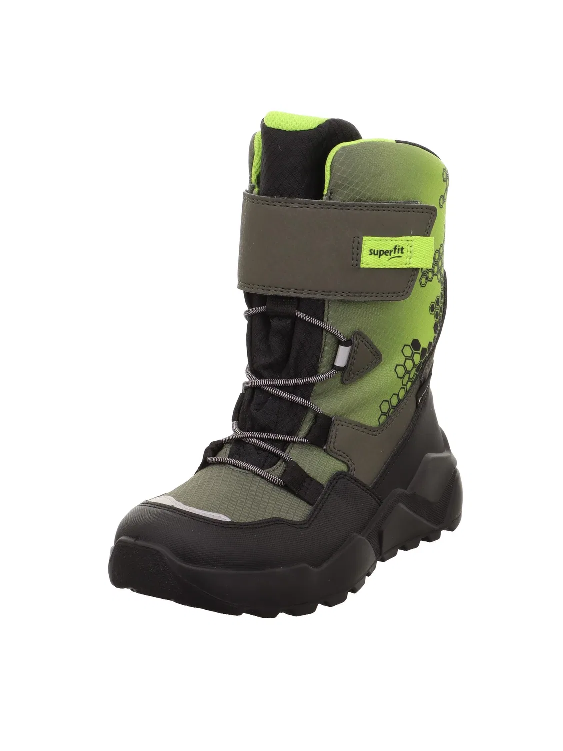 Детские зимние сапоги для мальчиков утепленные Rocket Superfit, Grün Schwarz 7000