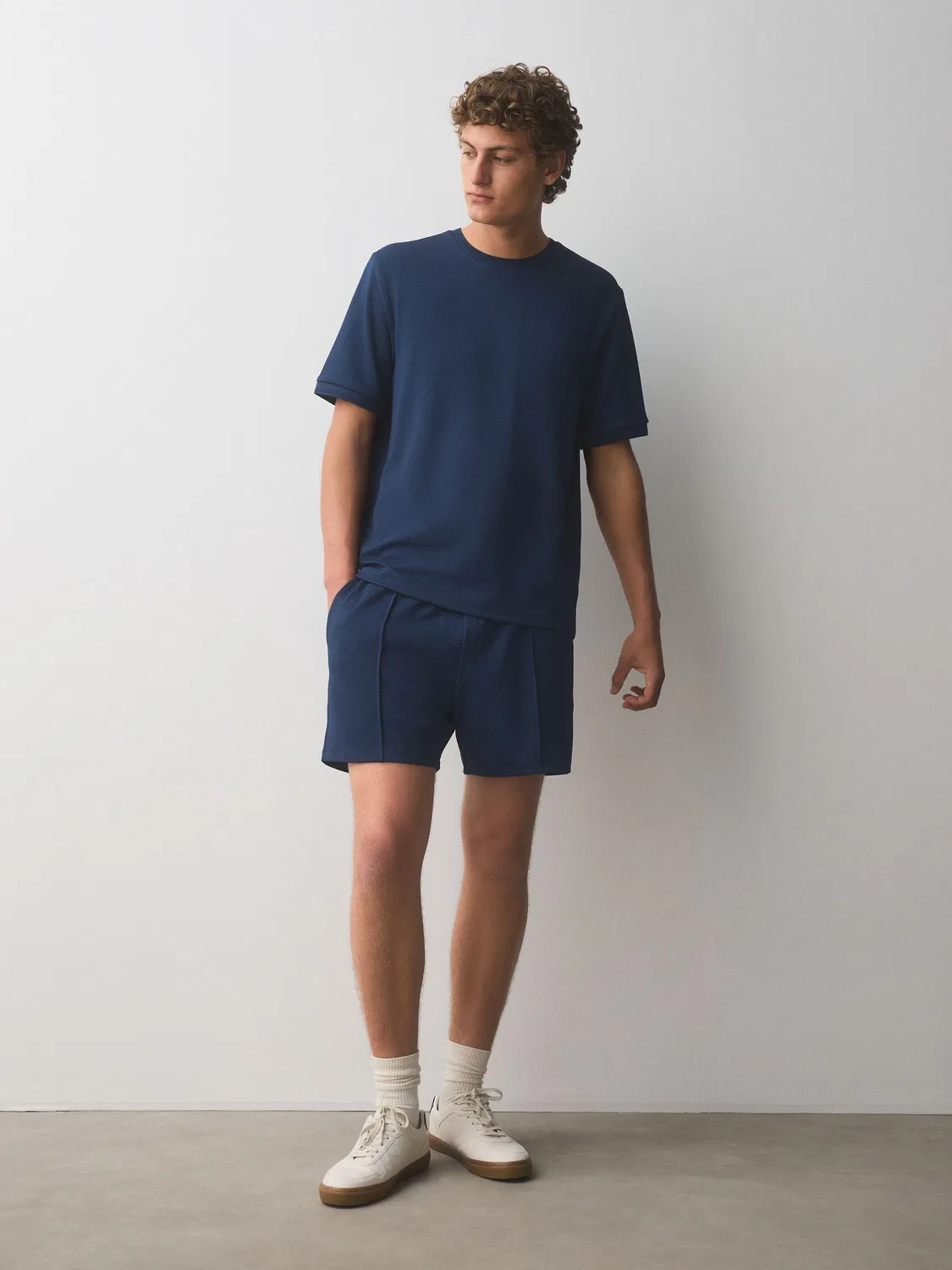 Футболка с текстурой, Navy Blue Next — фото 2