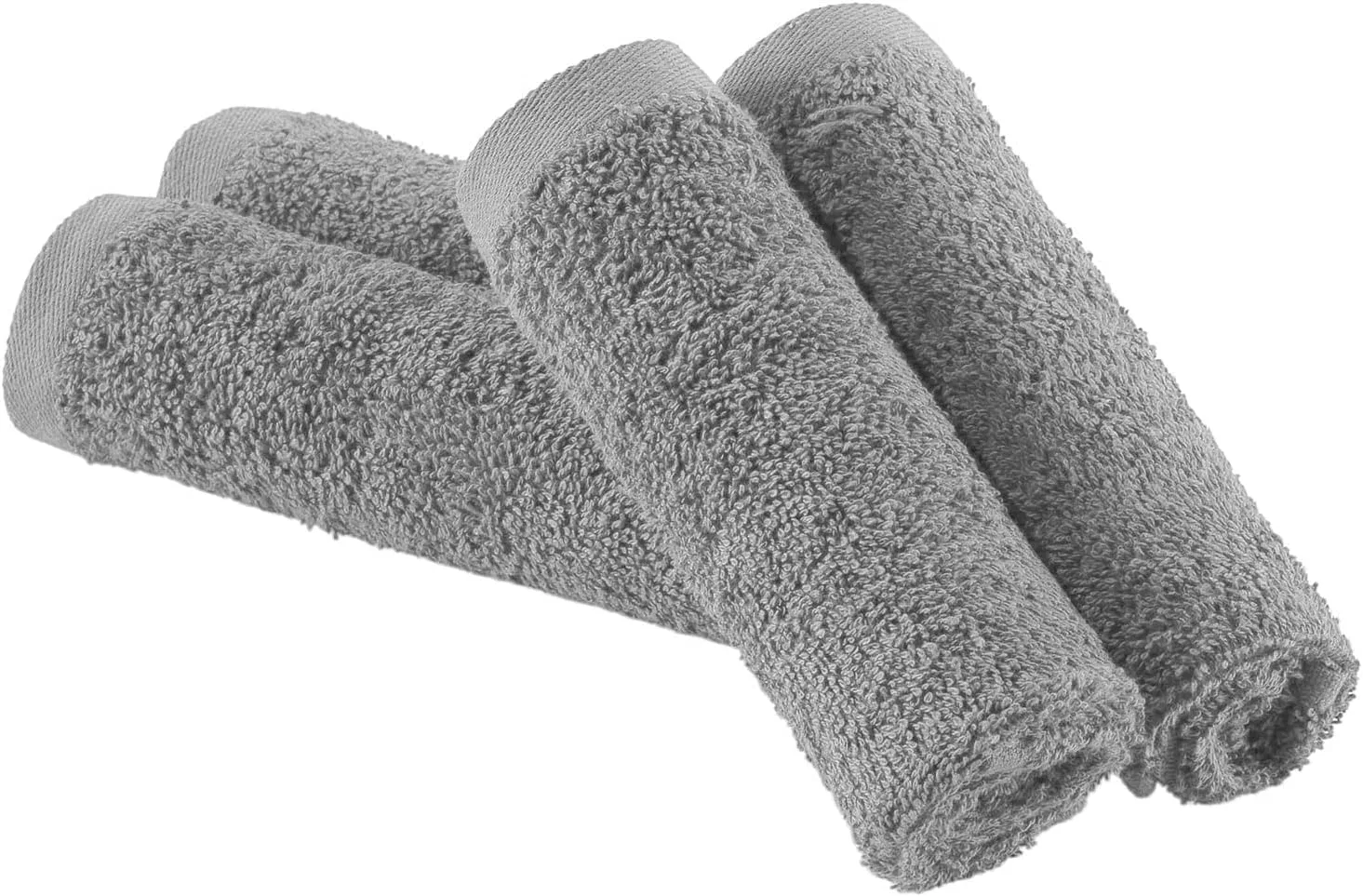 Мочалка для лица 4 шт, Towelbay, Light Grey, 30x30 см, 600 г/м² — фото 3