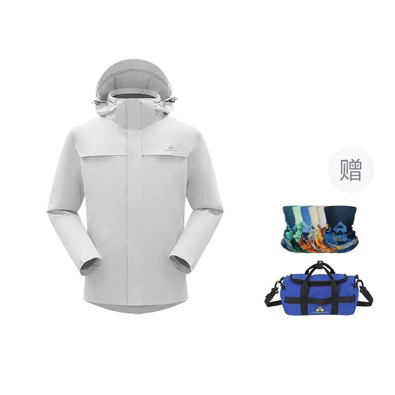 Детская ветровка Silver Snow Gray PIONEER CAMP, Silver Snow Gray