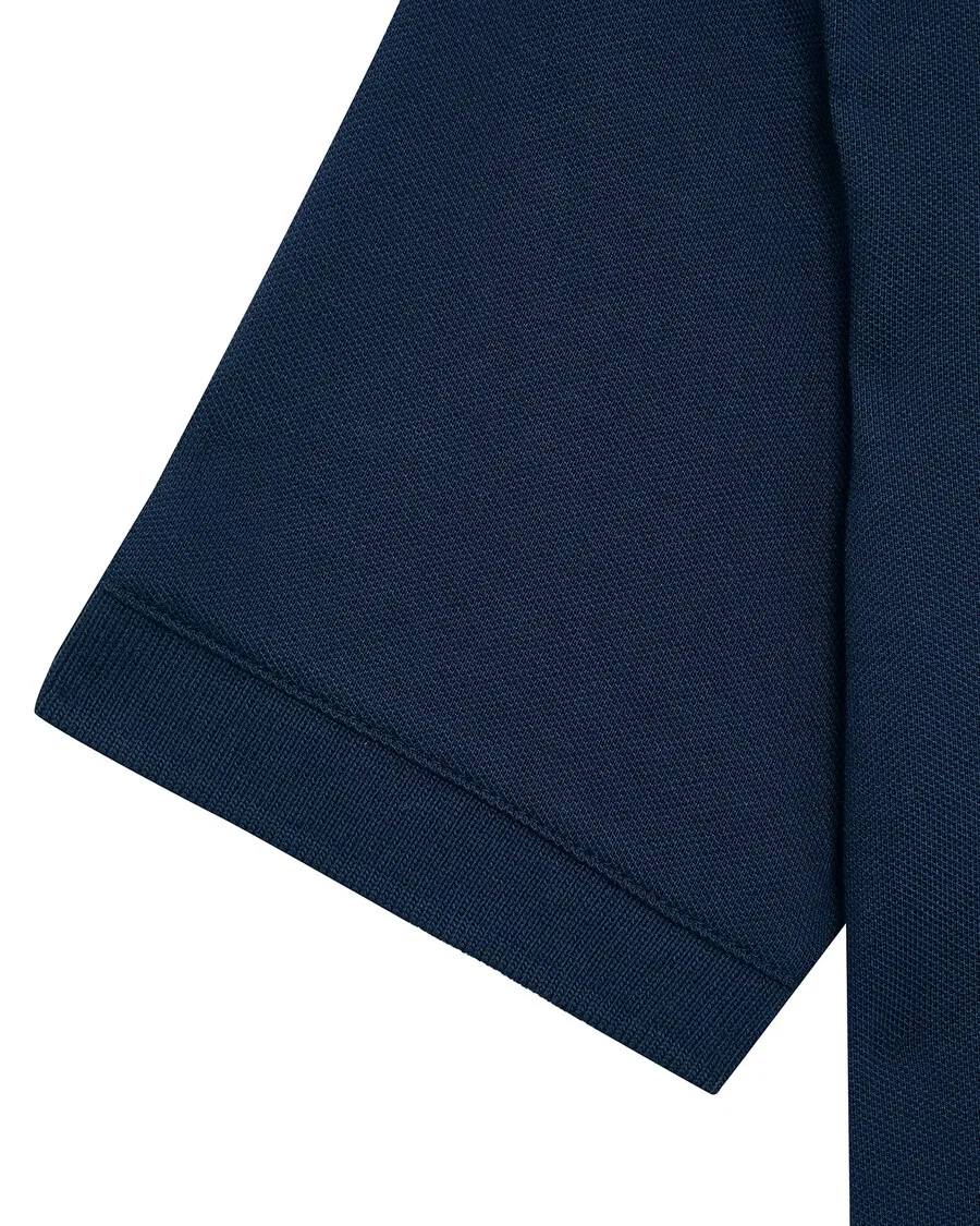 Футболка Lyle & Scott темно-синего цвета — фото 4
