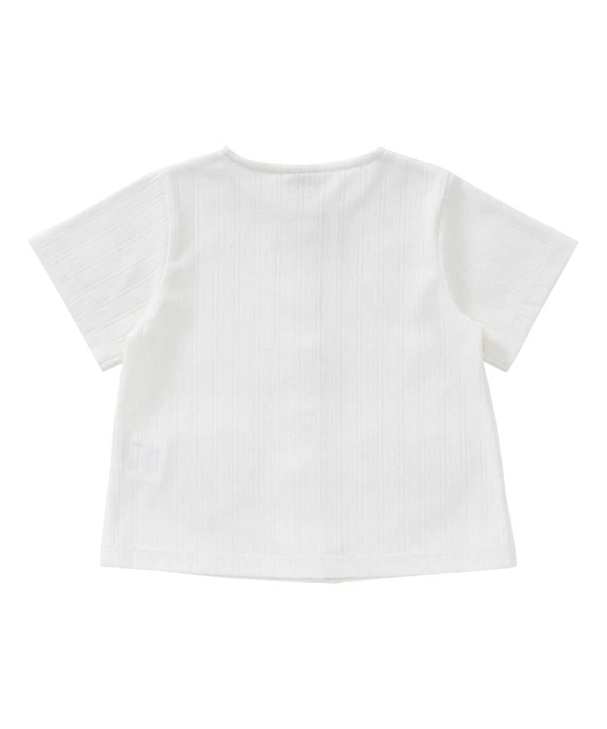 Детский кардиган с коротким рукавом с вышивкой Heart Pocket ANPANMAN KIDS COLLECTION, Off White — фото 4