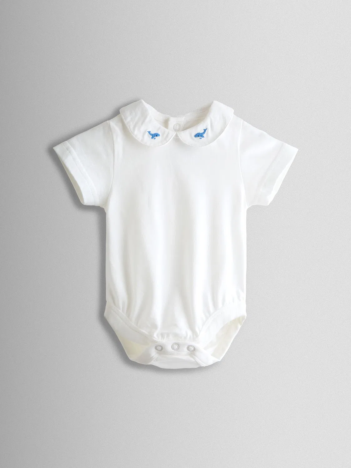 Комбинезон с боди, полосатый, с китами Jojo Maman Bébé, синий — фото 3