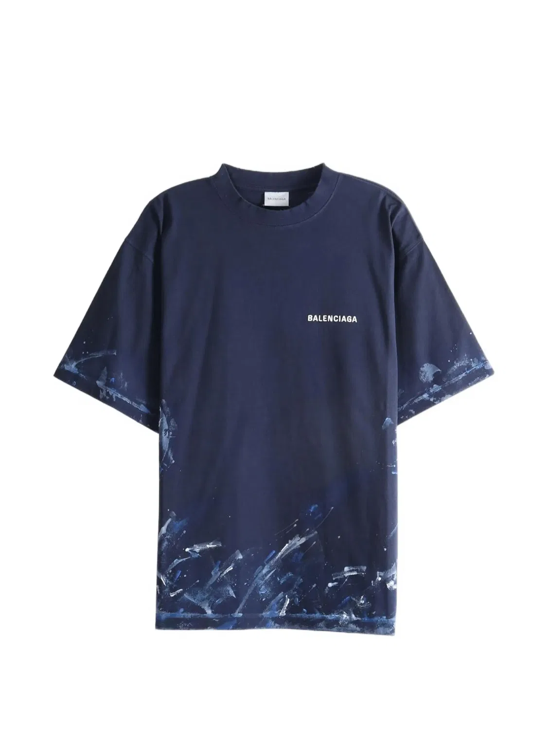 Футболка Painter's с принтом Balenciaga, синий