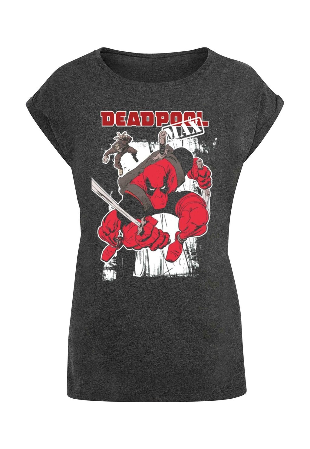 

Футболка с принтом DEADPOOL MAX ABSOLUTE CULT, темно-серый