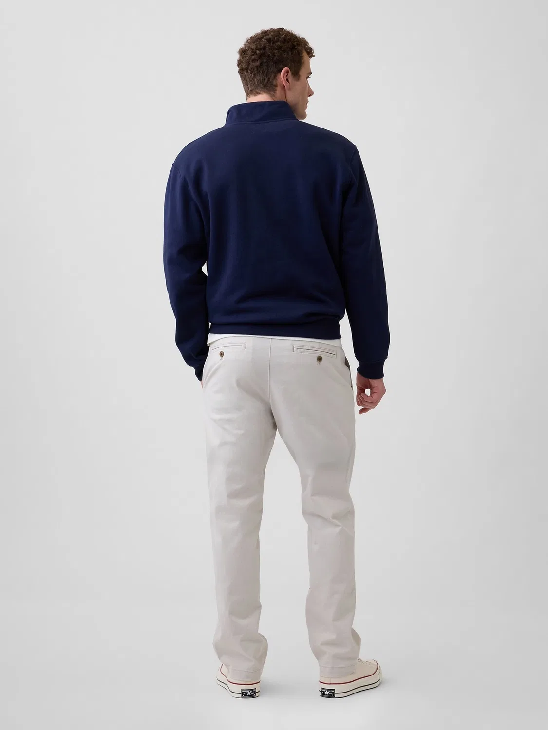 Брюки чинос из хлопка Gap, Cream — фото 3