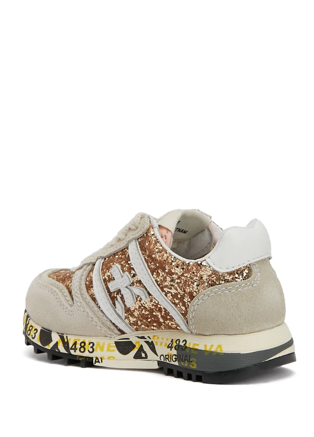 Кроссовки детские Premiata Sky, Gold — фото 3