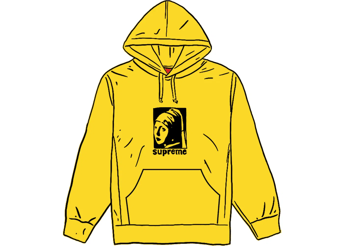 Мужской свитшот с капюшоном на молнии Supreme Hooded Sweatshirt