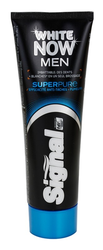 

Отбеливающая зубная паста для мужчин Signal White Now Men Super Pure