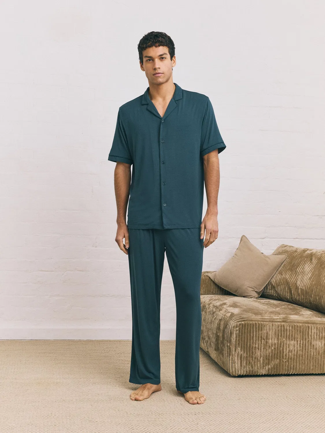 Пижама Blue Signature TENCEL Modal Blend Short Sleeve Next, синий