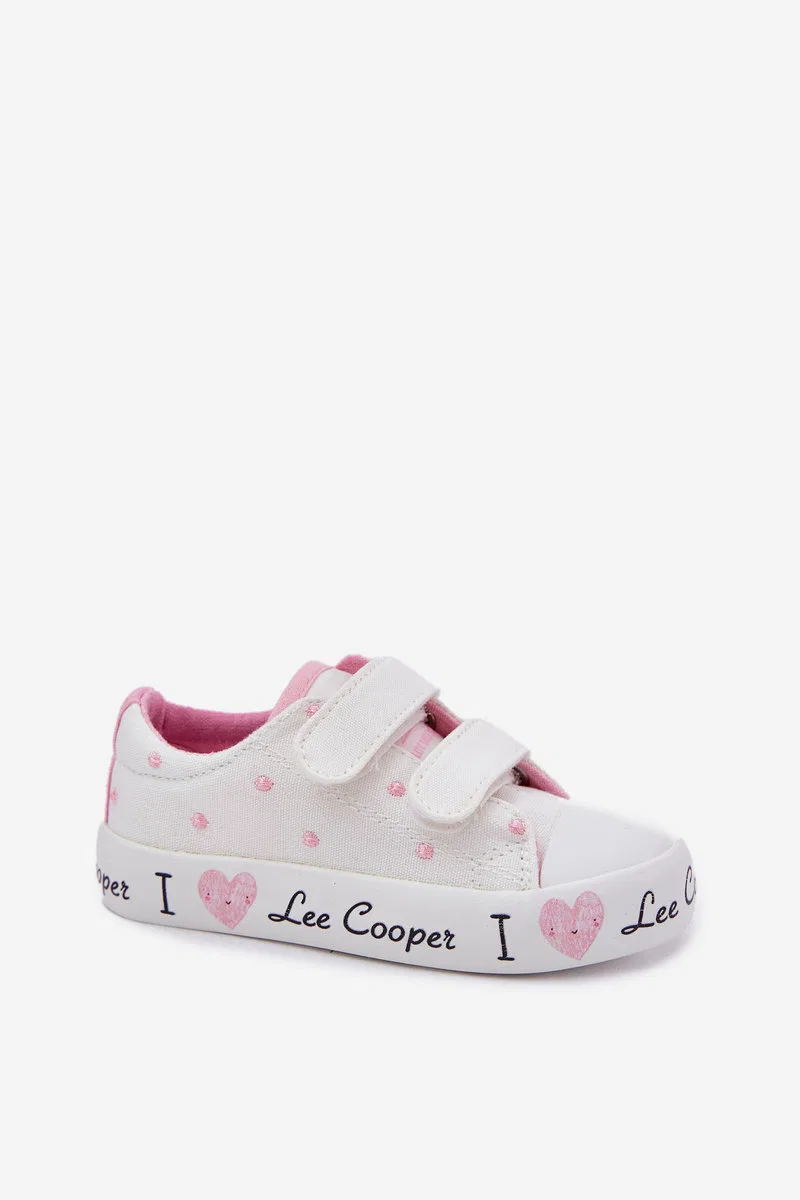 Детские кеды для девочек Lee Cooper, White