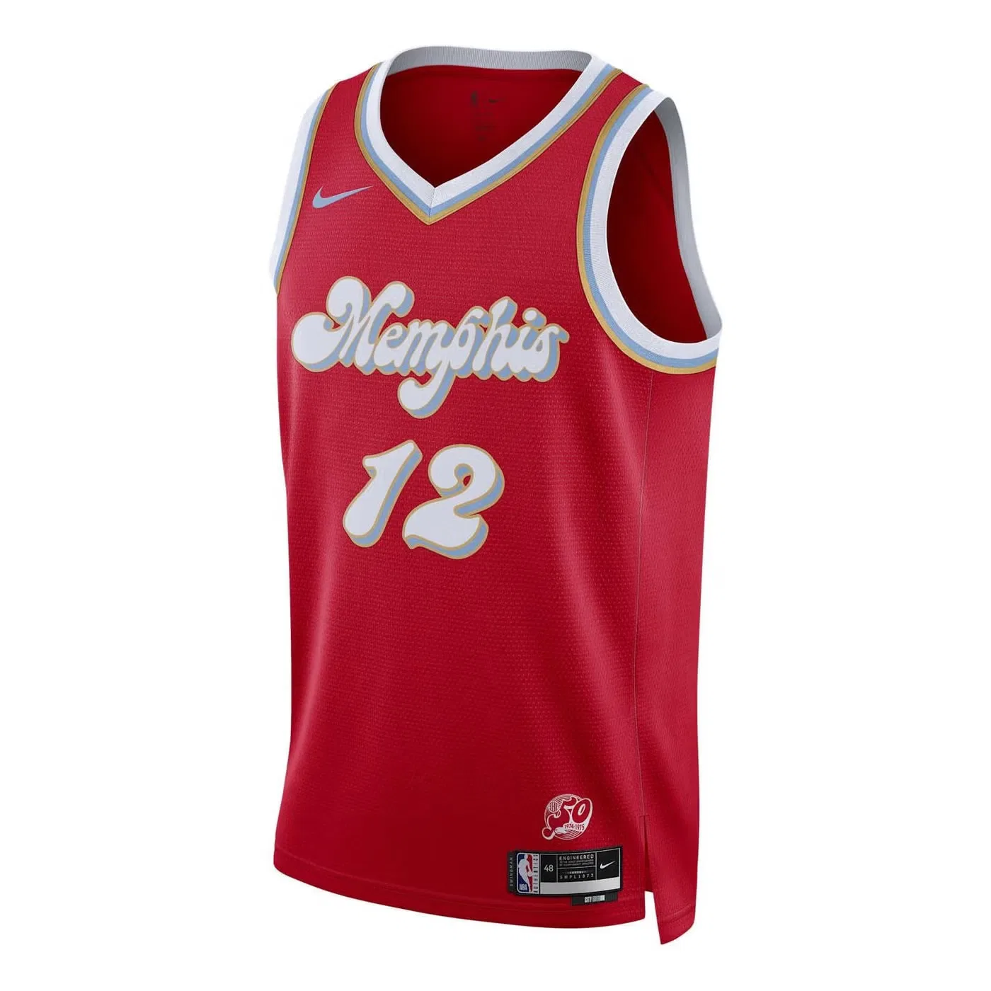 Джерси баскетбольное с принтом Ja Morant Memphis Grizzlies Nike, красный