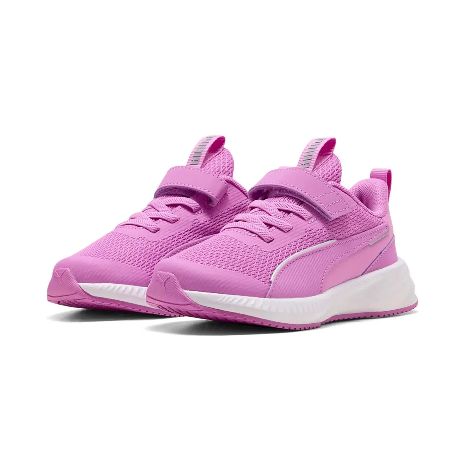 Детские кроссовки с липучками Puma Flyer 3 Ac+ Ps Puma, Violett — фото 2