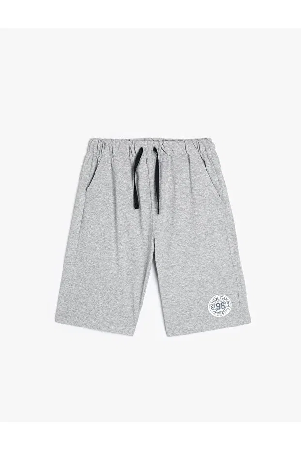 Детские шорты для мальчиков с принтом Basics Koton, Gray