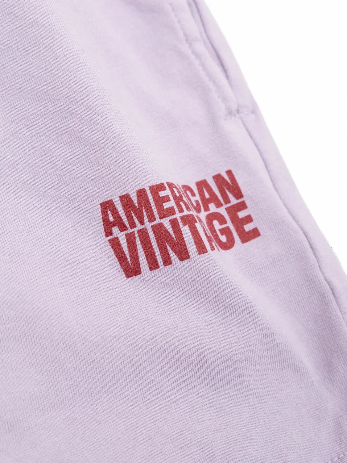 Шорты Gixy с эластичным поясом и логотипом American Vintage Kids, фиолетовый — фото 3