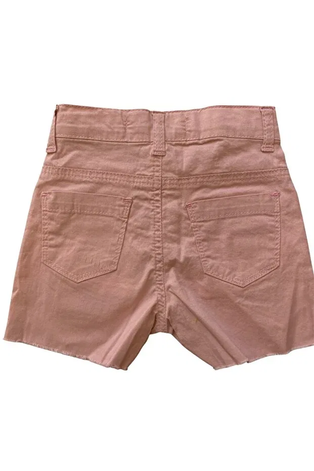 Детские шорты для девочек джинсовые хлопковые Rindo Kids, Pink — фото 3