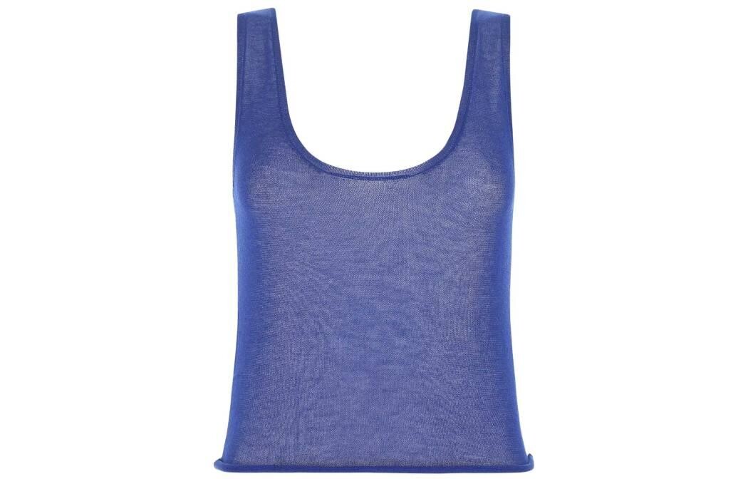 

SAINT LAURENT Женский топ-бретелька, цвет Blue