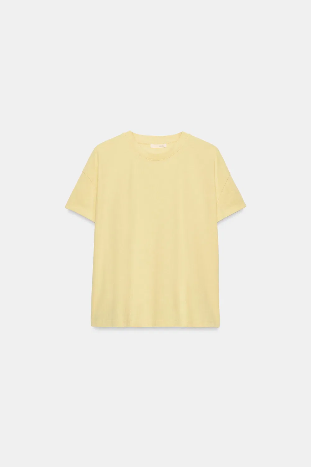Футболка с коротким рукавом ZARA, Yellow