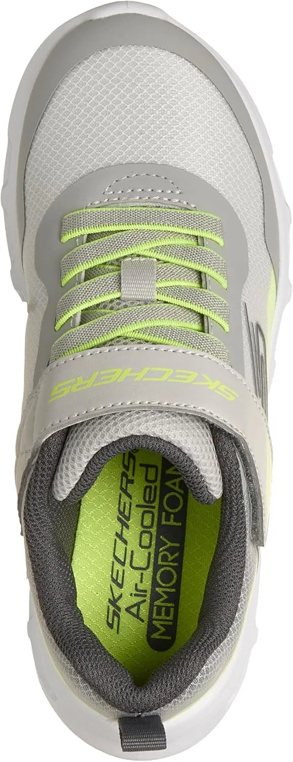 Детские кроссовки для мальчиков Glide-Step Drift-zorzox Skechers, Gray/White/Yellow — фото 3