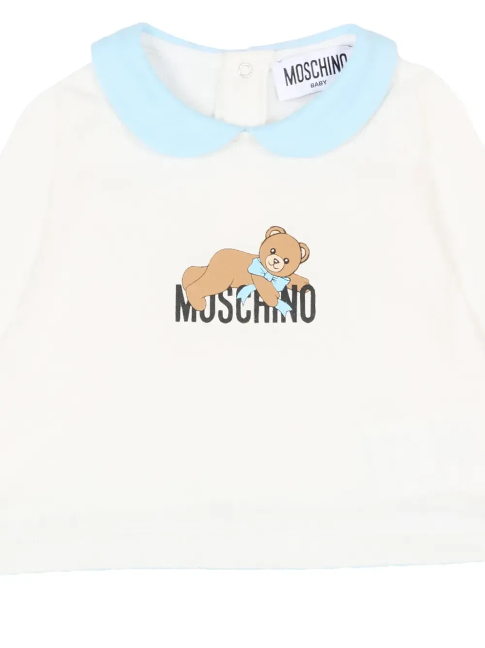 Пижама с принтом «Плюшевый мишка» Moschino Kids, белый — фото 3
