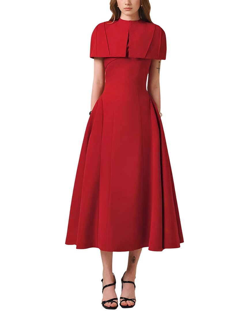 

Платье миди Amanda Royal, красный