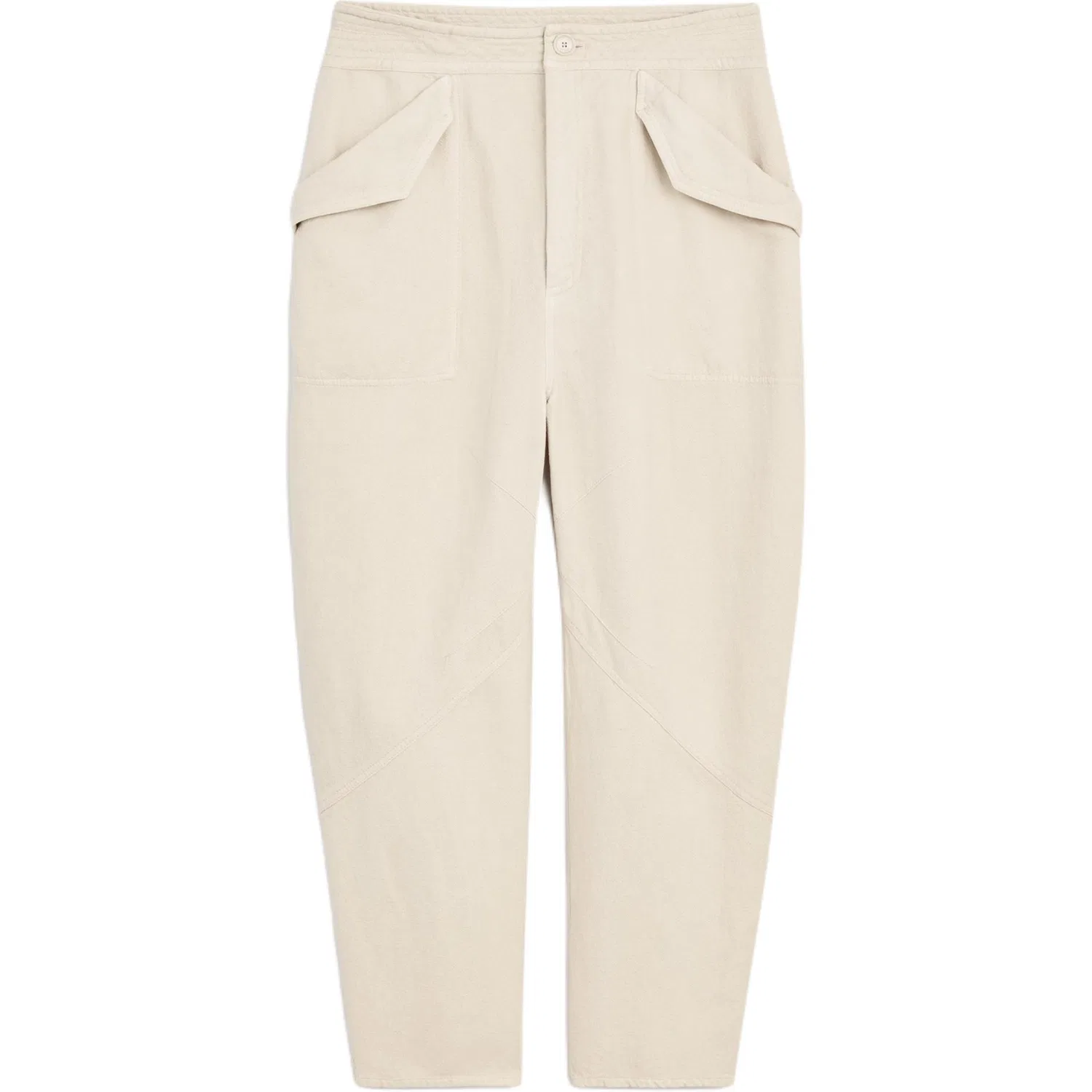 Женские брюки повседневные зауженные Frosted White ZARA, Frosted White