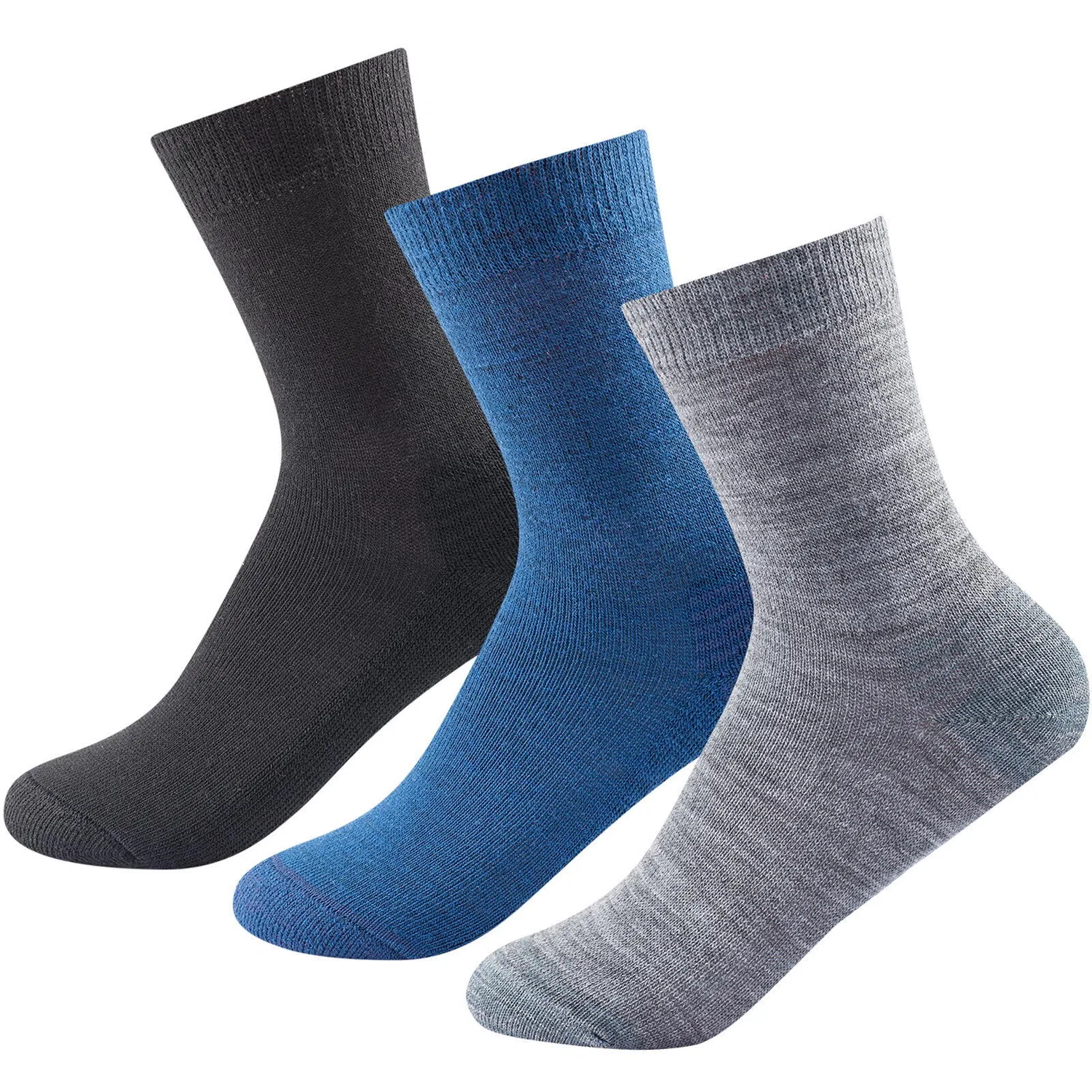 Детские носки из мериносовой шерсти Daily Merino Medium Sock 3-Pack Kid Devold, Turkis — фото 2