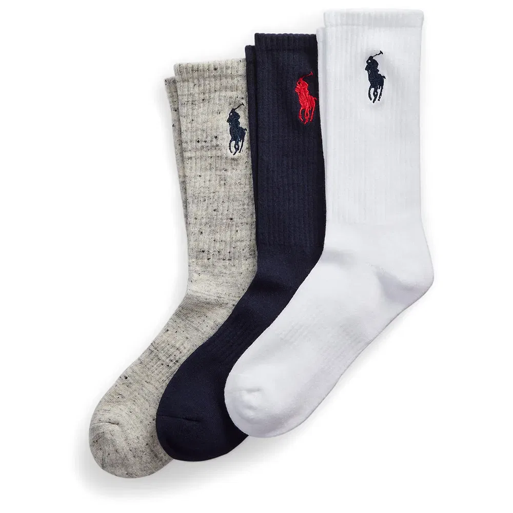 Мужские носки 3 пары Polo ralph lauren, Multicolor