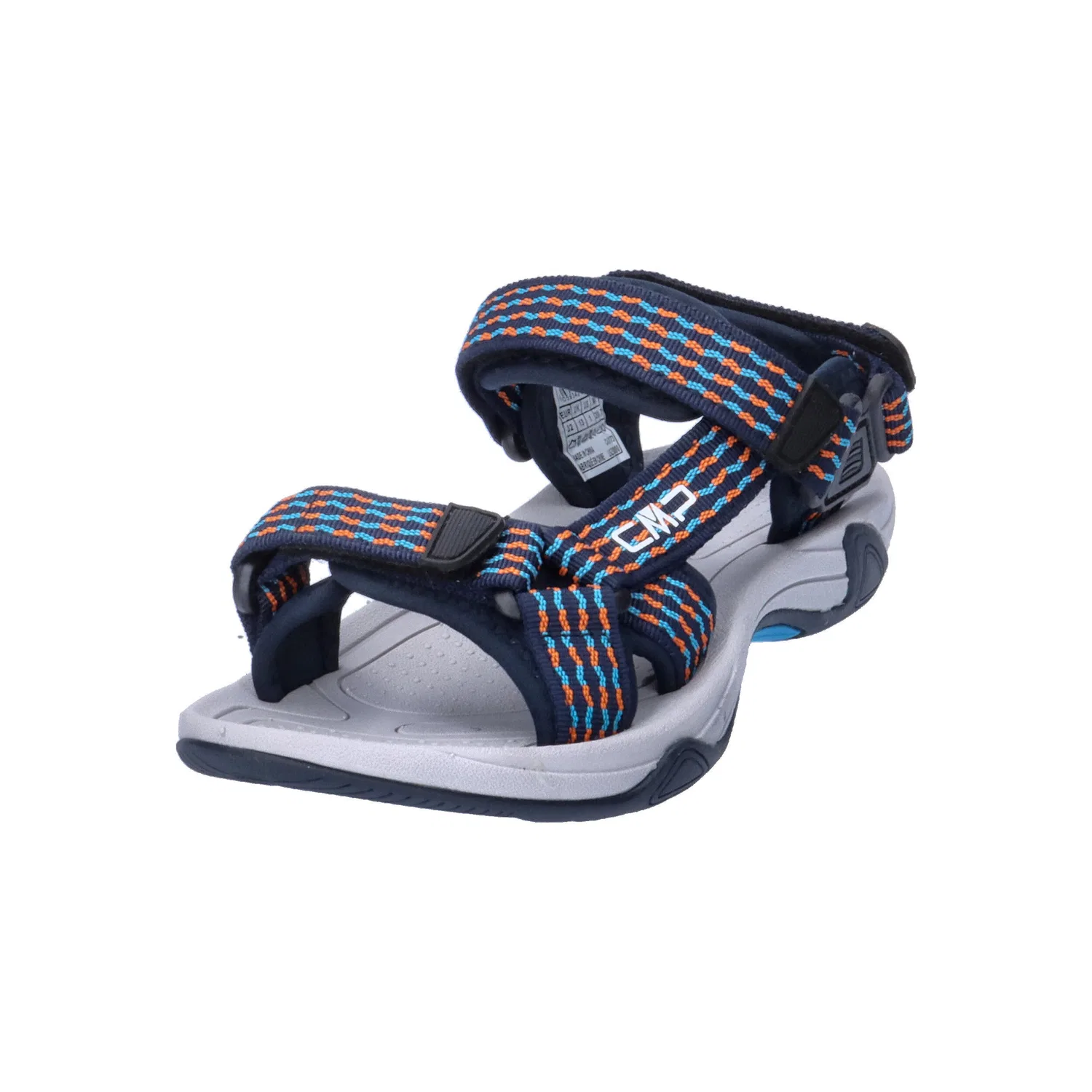 Детские сандалии-кроссовок с системой фиксации CMP Hamal Hiking Sandal, Grau Orange — фото 4
