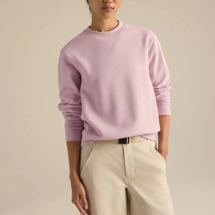 Женский флисовый топ с длинным рукавом Arcteryx, Evening Mist Pink/Alpine Rose — фото 4