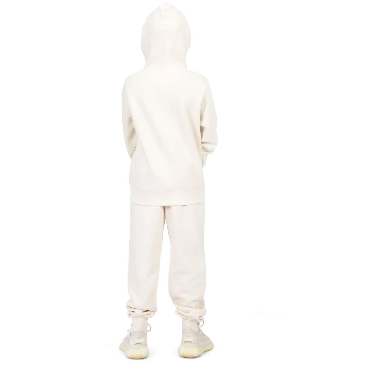 Детские спортивные штаны из флиса с карманами Everyday Kids, Off-White — фото 4