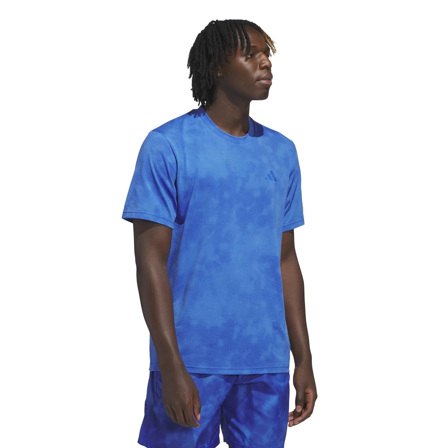 Мужская футболка с принтом Train Essentials Training Tee adidas, Team Royal Blue/True Blue — фото 2