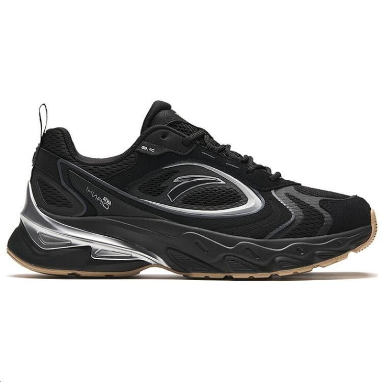 Кроссовки ANTA Lifestyle Shoes Men Low-top Black/silver, черный/серебряный — фото 2