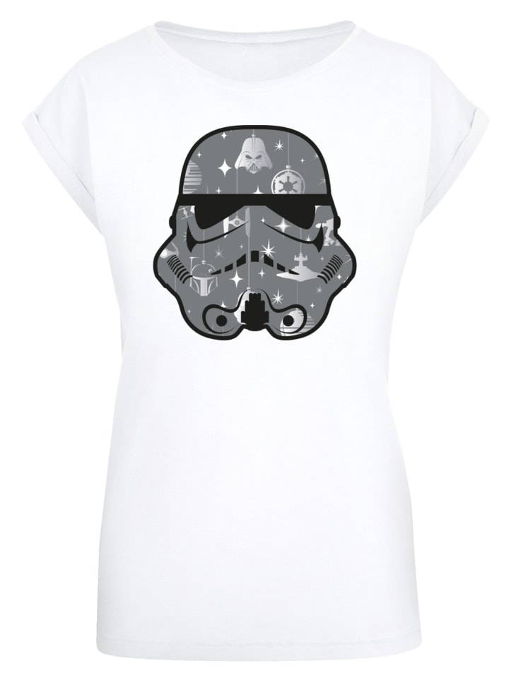 

Футболка F4NT4STIC Extended Shoulder T-Shirt Star Wars Trooper XMAS, белый