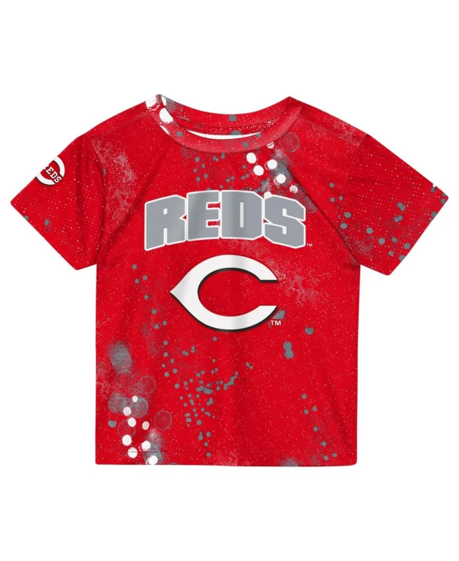 Комплект футболки и шорт с принтом Cincinnati Reds Pinch Hitter Outerstuff, Red — фото 2
