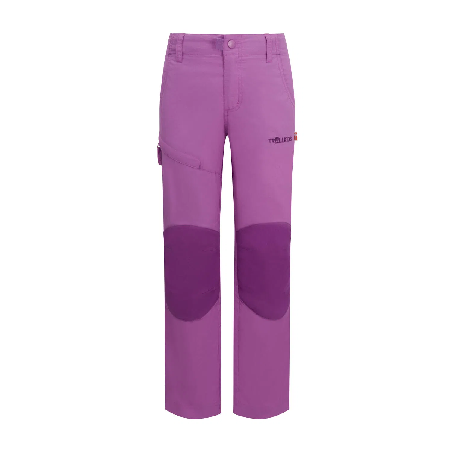 Детские брюки для мальчиков с усилением из стрейча Trollkids Hammerfest Pants PRO Slim Fit, Lotus Pink