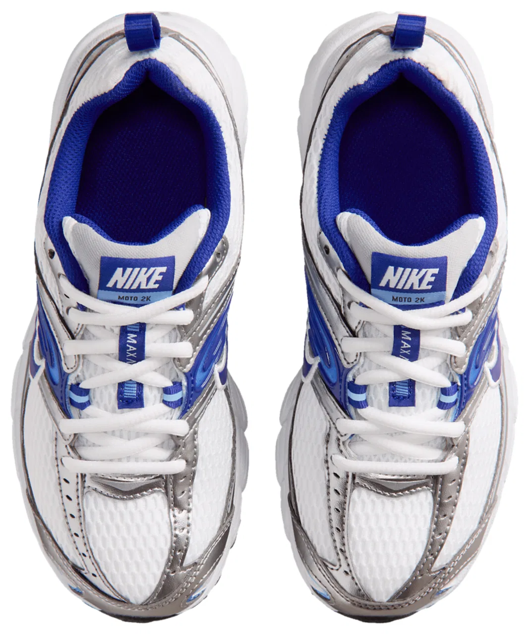 Кроссовки для девочек Air Max Moto 2K Nike, цвет White/Concord/Wolf Grey — фото 4