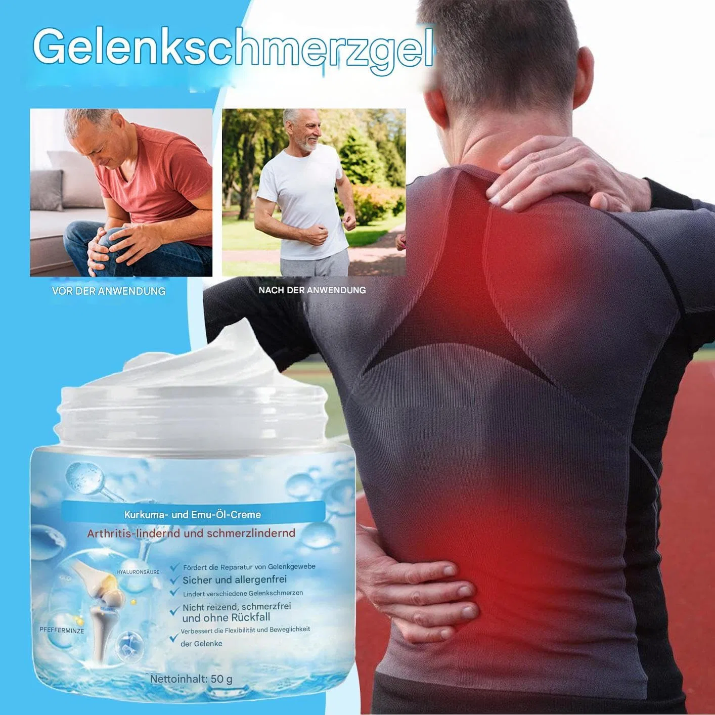 Гель для суставов Joint Relief Gel, 50 г Generisch — фото 2