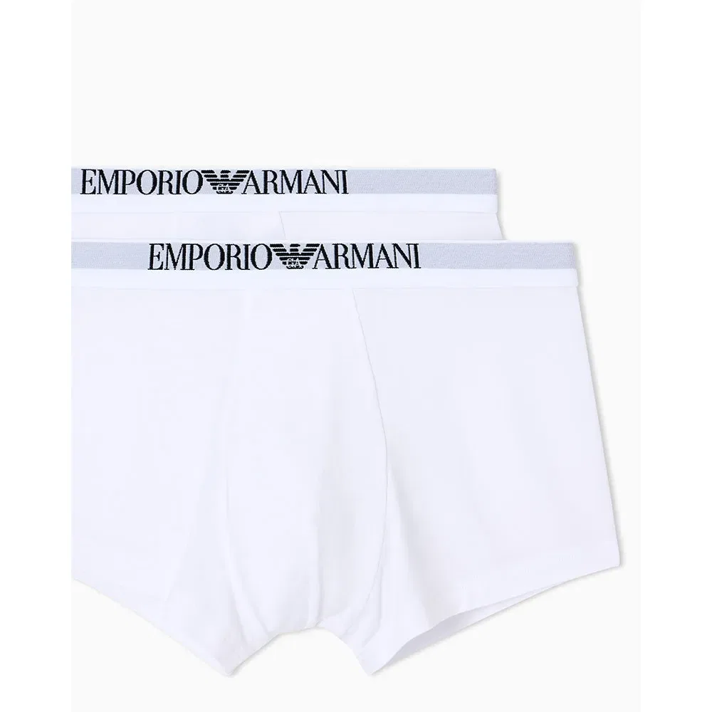 Боксеры 2 штуки Emporio Armani, белый — фото 2