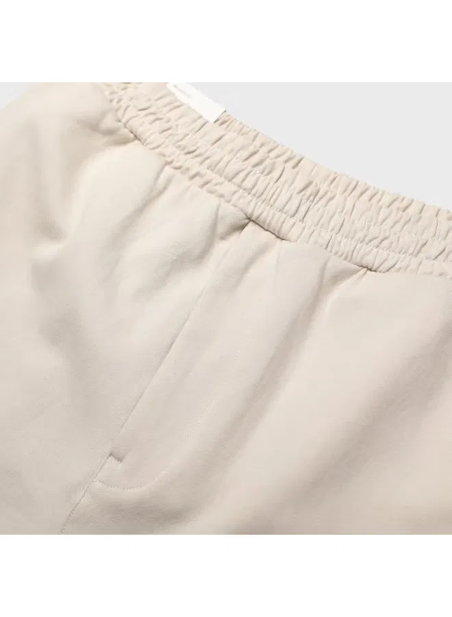 Штаны спортивные с кулиской Zara, серо-абрикосовый — фото 4