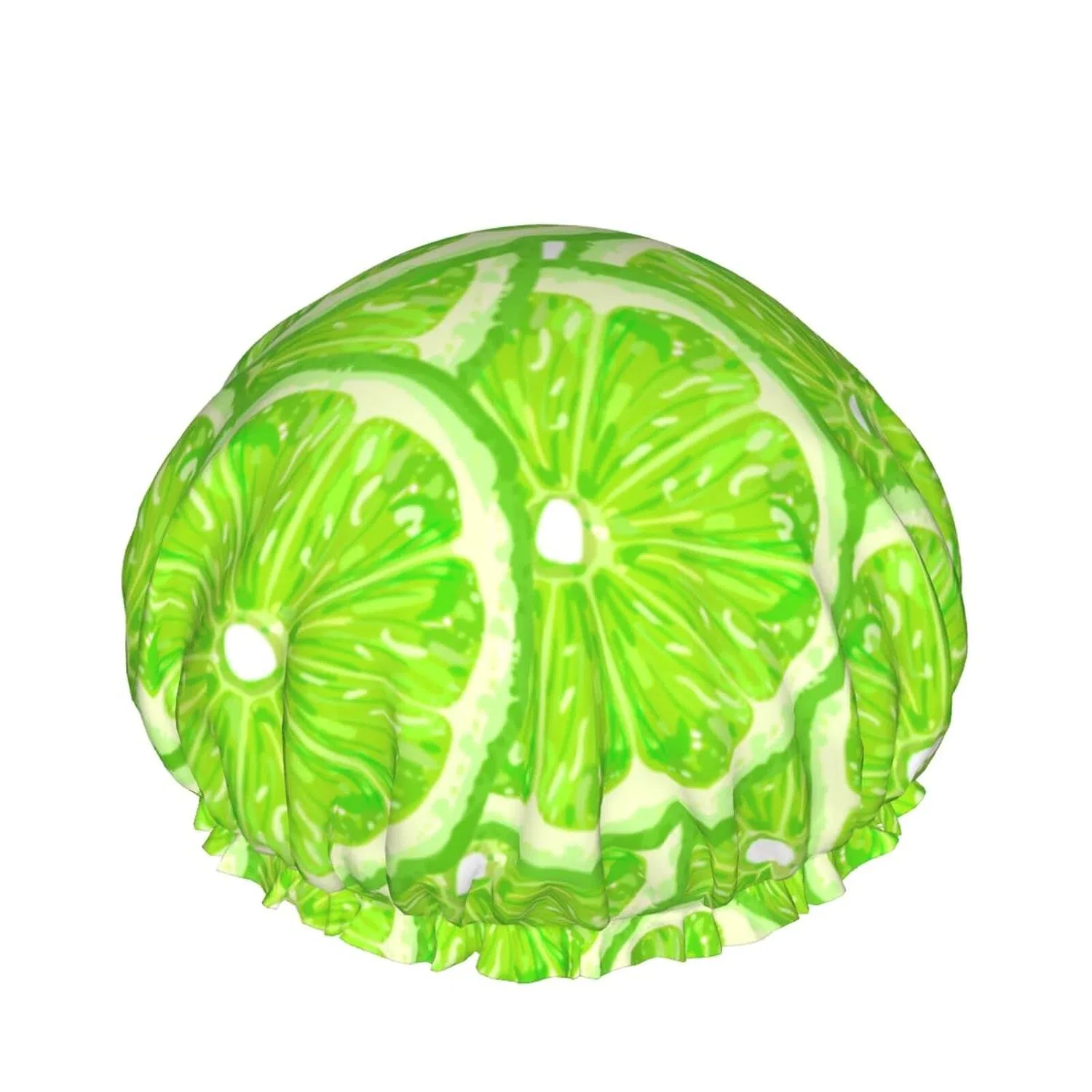 Шапочка для душа, Limettengrünes Muster, ButxeT, 1 шт