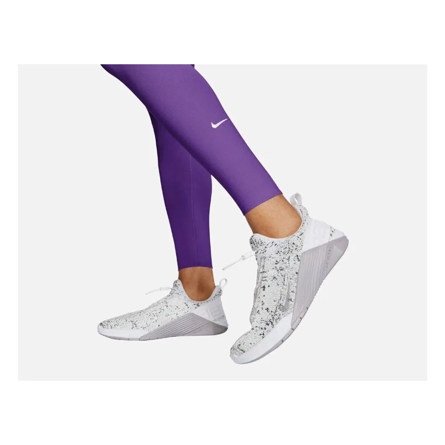 Женские леггинсы для тренировок с высокой посадкой, модель One Luxe, Nike, Фиолетовый — фото 4