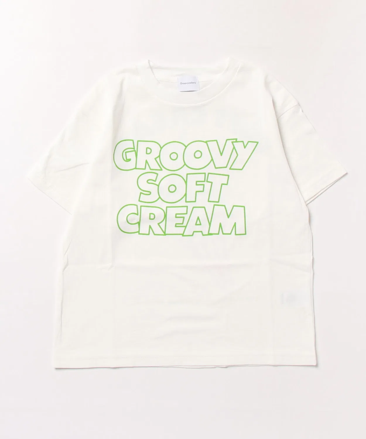 Детская футболка с принтом SOFT CREAM Tee GROOVY COLORS, Белый — фото 2